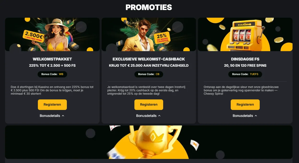 kaasino casino promoties