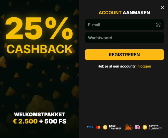 kaasino casino registratie